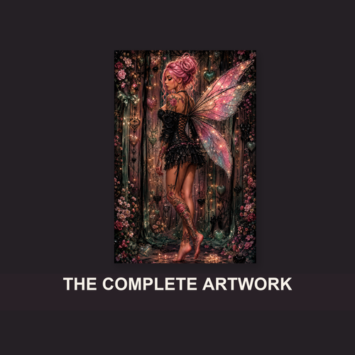 Pink Gothic Fairy full artwork image